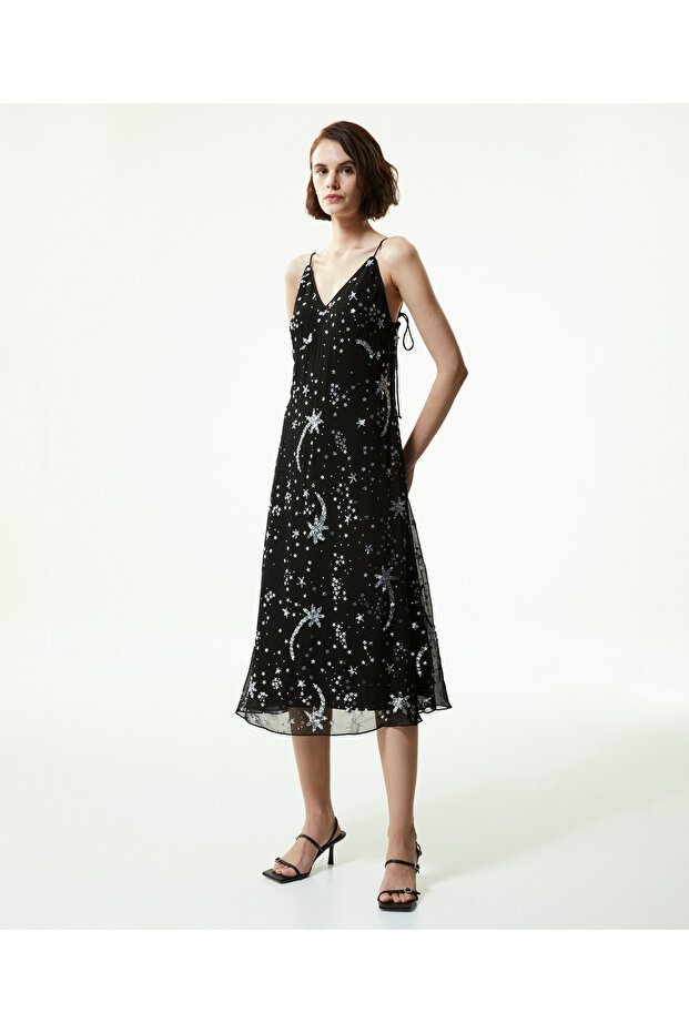 Kadın Siyah Elbise - 1