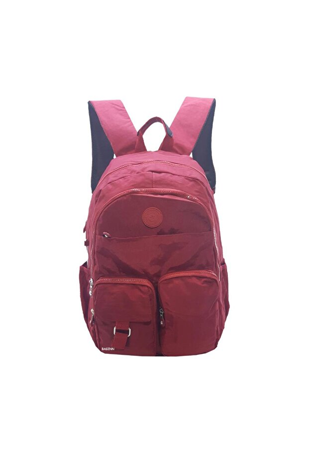 Klinkir Women's Backpack Large Size Rainproof Lightweight Fabric Multi-Pocket Women's Backpack School Bag