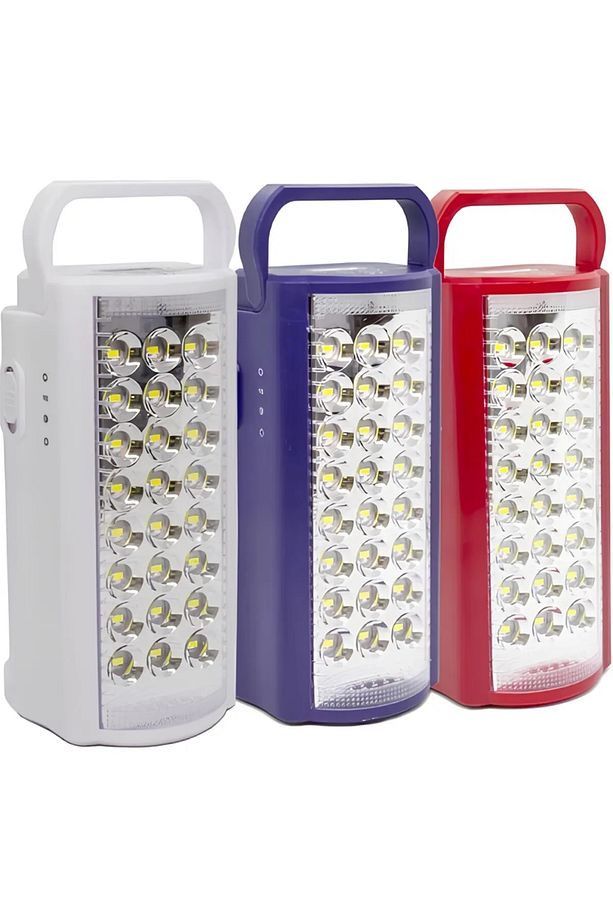 24 Led Ultra Güçlü Şarjlı Işıldak El Feneri Kamp Masa Piknik Çadır Lambası - 3