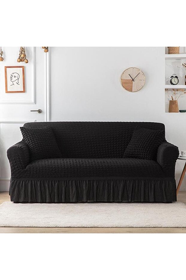 Bürümcük Sofa, Sofa, Sofa Bed Cover, with elastic, flexible, skirt for 3 seats
