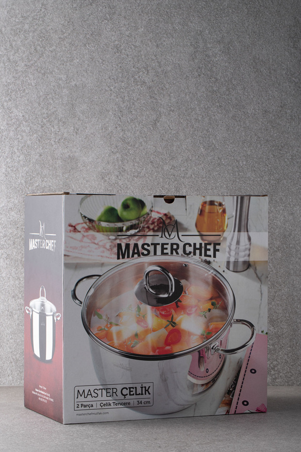 Çelik Tencere 34 Cm - 5