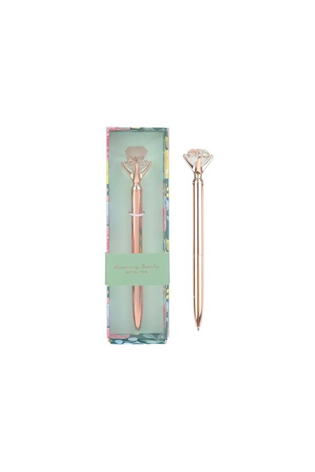 Metal Rosegold Diamond 1.0 Ballpoint Pen