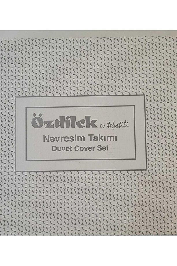 ÖZDİLEK SARI FLOR ECLİPSE ÇİFTKİŞİLİK NEVRESİM TAKIMI %100 PAMUK/COTTON - 3