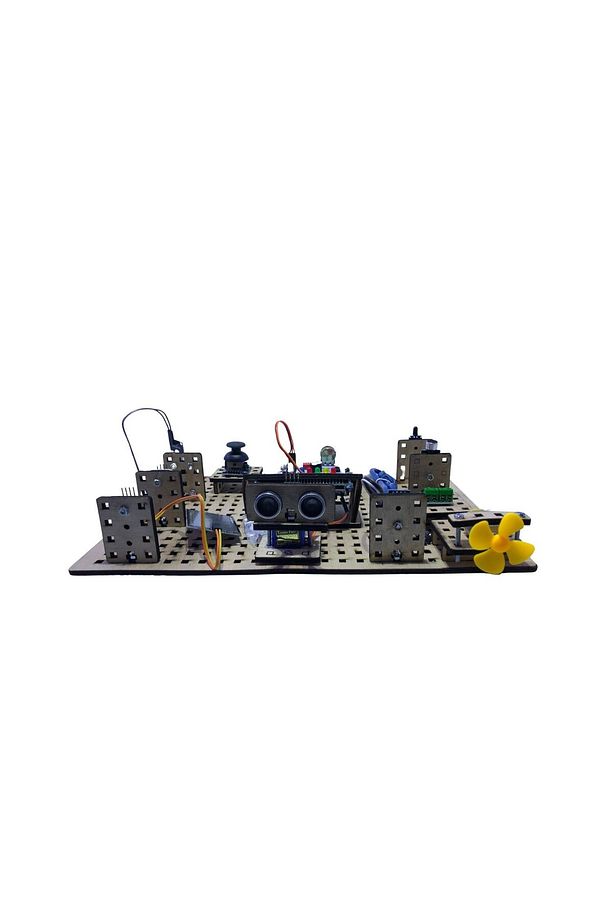 Arduino Eğitim Kartlı Modüler Stem Deney Seti- Arduino Proje Seti Organizer Çantalı - 6