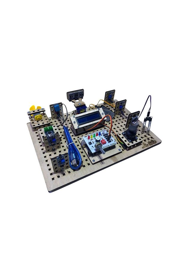 Arduino Eğitim Kartlı Modüler Stem Deney Seti- Arduino Proje Seti Organizer Çantalı - 8