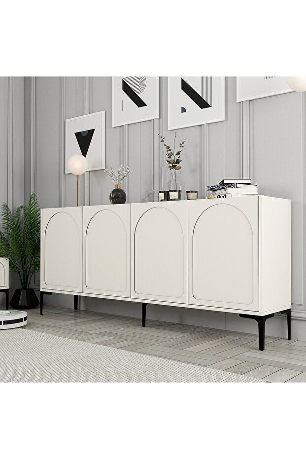 Lyon Konsol V762 - Krem/ Siyah - 3