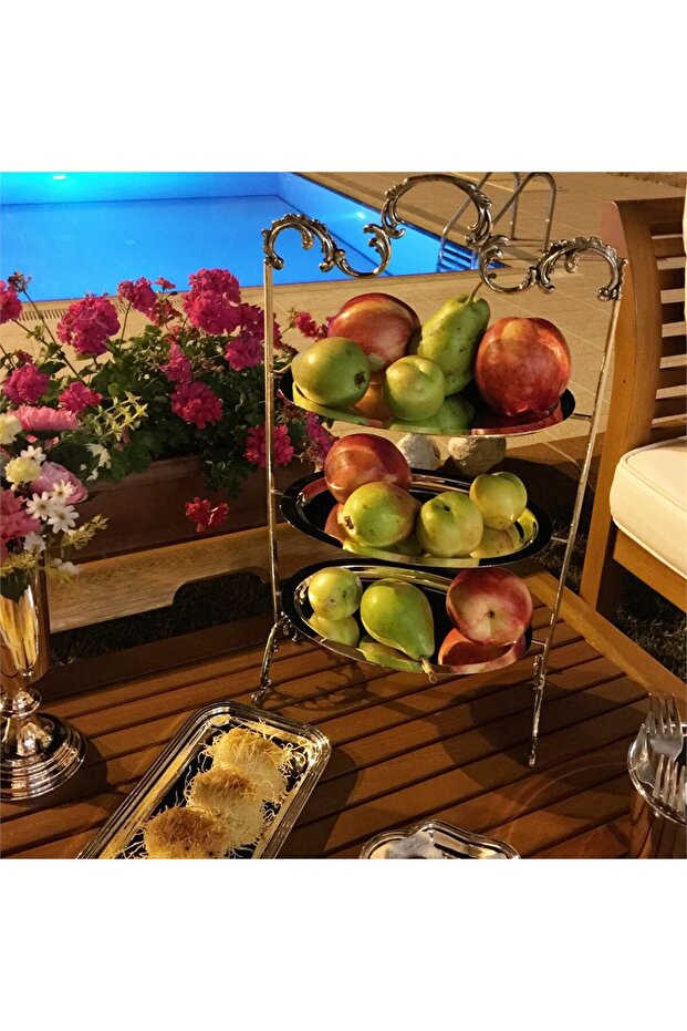 Üç Katlı Oval Kurabiyelik - 3