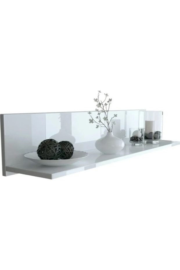 Tekli Beyaz Duvar Rafı - 2