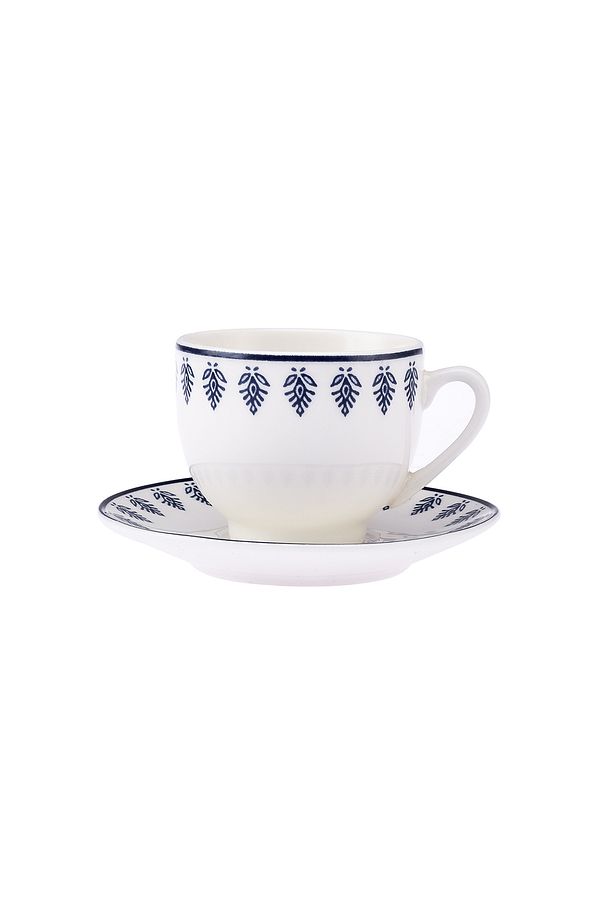 Marino New Bone 2 Kişilik Kahve Fincan Takımı 90 ml Mavi - 4