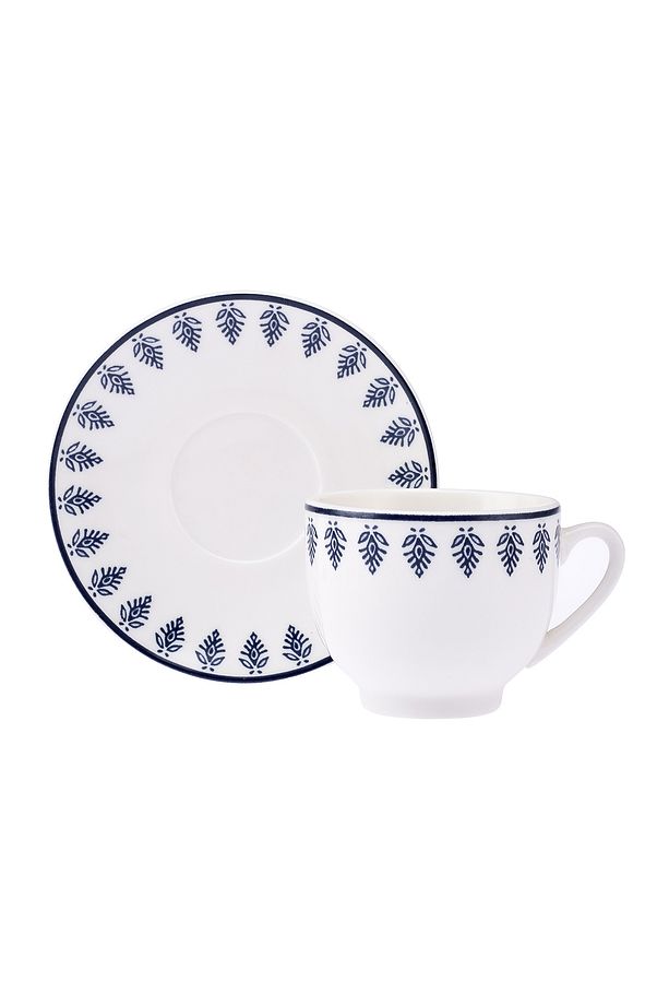 Marino New Bone 2 Kişilik Kahve Fincan Takımı 90 ml Mavi - 3