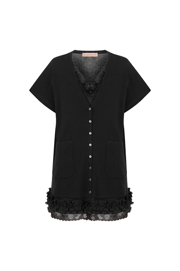 Kadın Siyah Elbise - 3