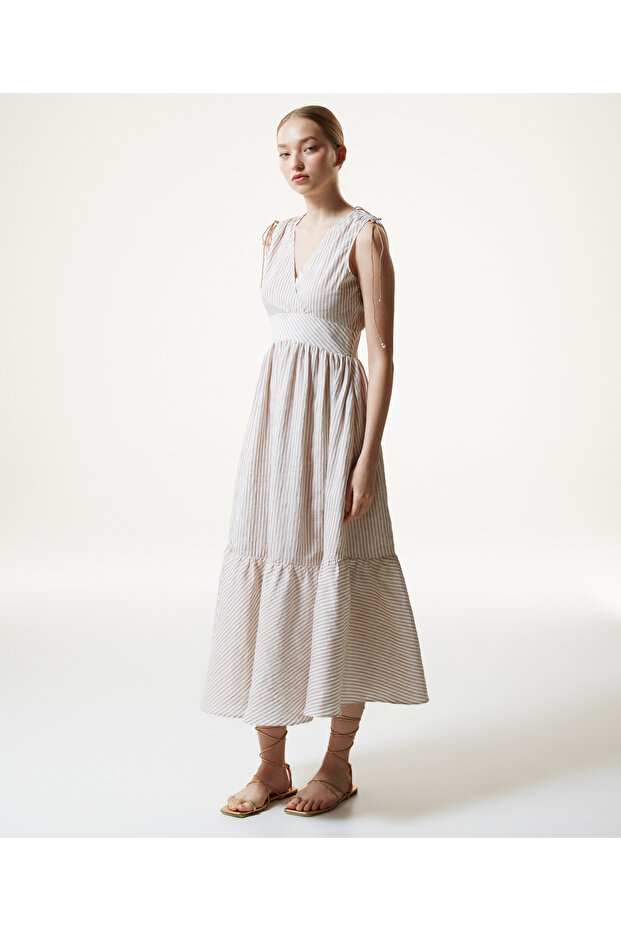 Kadın Bej Elbise - 2