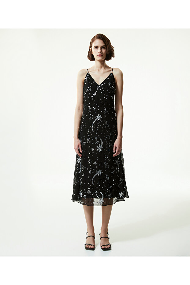 Kadın Siyah Elbise - 4