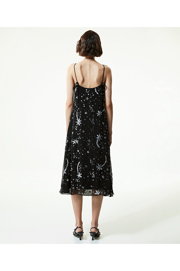 Kadın Siyah Elbise - 6