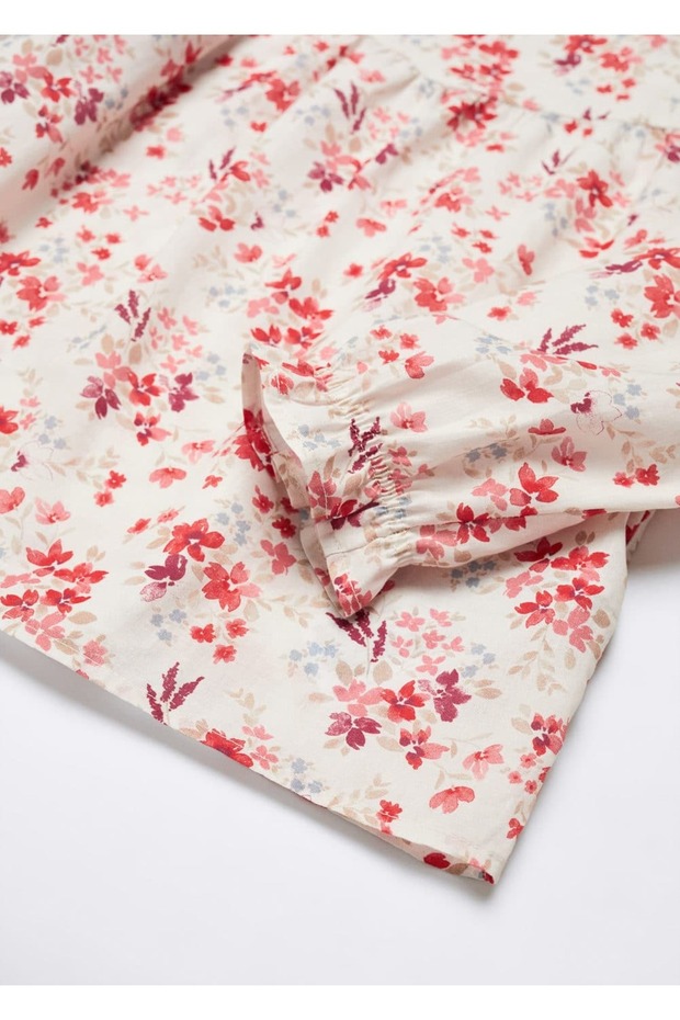 Çiçek desenli bluz - 3