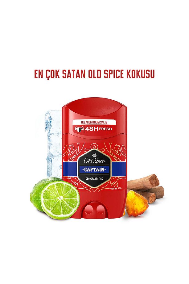 Captain Erkekler İçin Stick Deodorant 50x2 100 ml - 3