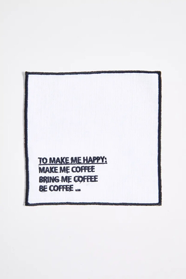 Coffee – Siyah Sunum Peçetesi