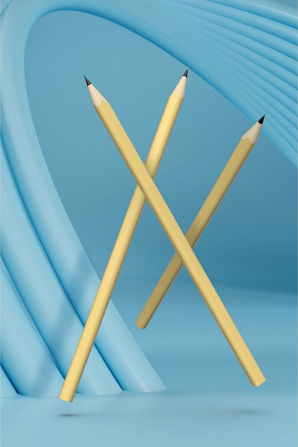 Pen 3'lü Kurşun Kalem Set | Sarı 111 - 3