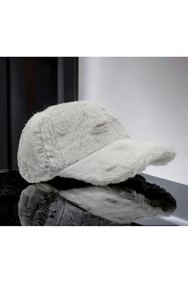 Women's Winter Plush Hat Cap Trendy Baseball Cap