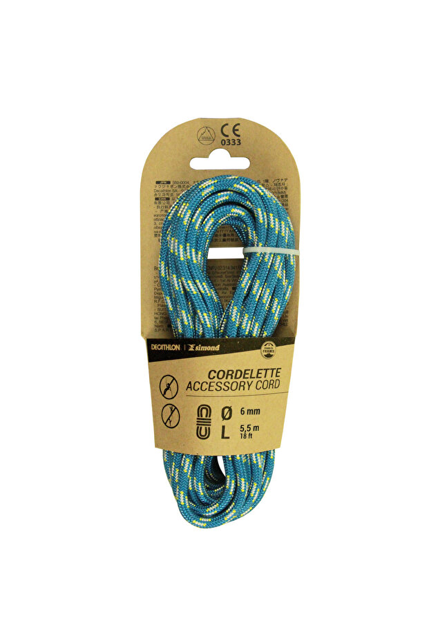 Decathlon Tırmanış Ve Dağcılık Yardımcı Ip - 6 Mm X 5,5 M - Mavi
