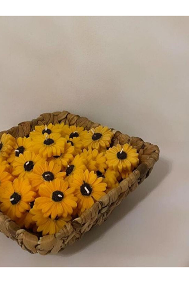 Suda Yüzen Kokulu Papatya Model Mum 2 Adet - 1