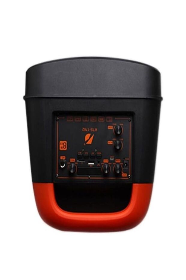 8"x2 45 WATT Taşınabilir RGB Bluetooth Hoparlör Karaoke Party Box + Kablosuz Mikrofon - 8