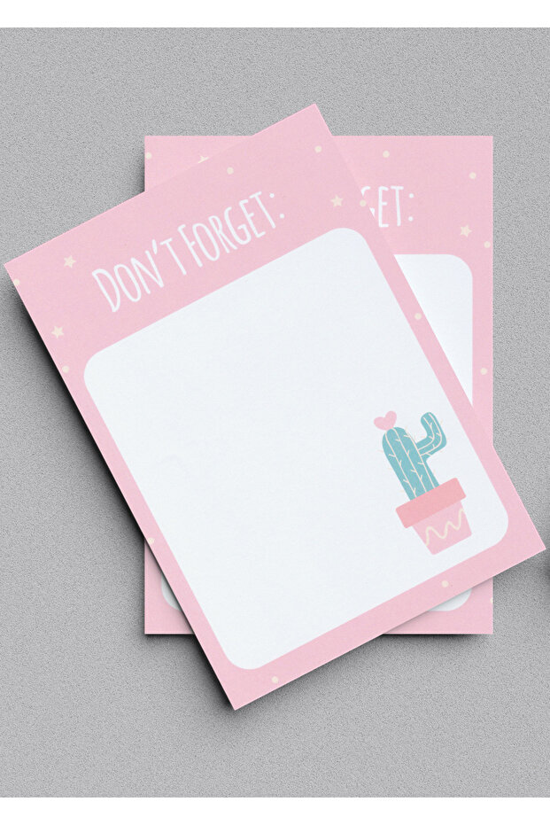 2 قطعة - مقاس A6 - مذكرة غراء علوي - مذكرة غراء - حامل ملاحظات منقوش - لوحة ملاحظات - 1