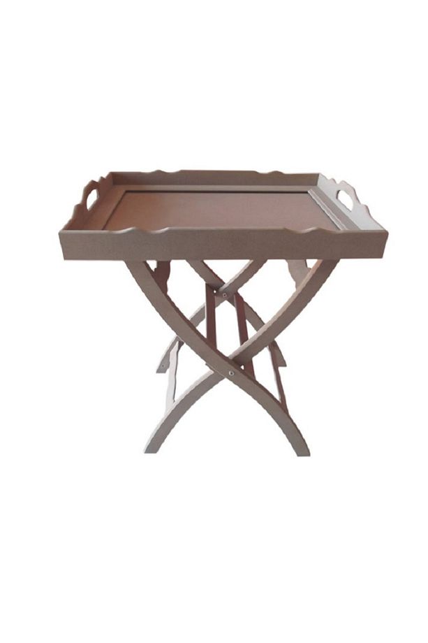 Simitci Ayaklı Tepsi Ham Mdf Boyasız - 1