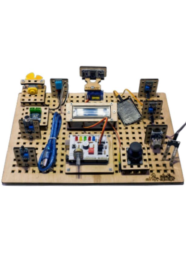 Arduino Eğitim Kartlı Modüler Stem Deney Seti- Arduino Proje Seti Organizer Çantalı - 5