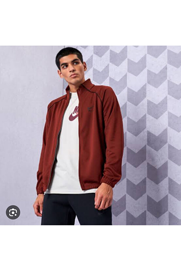 Air Polyester Örgü Erkek Ceket - 1