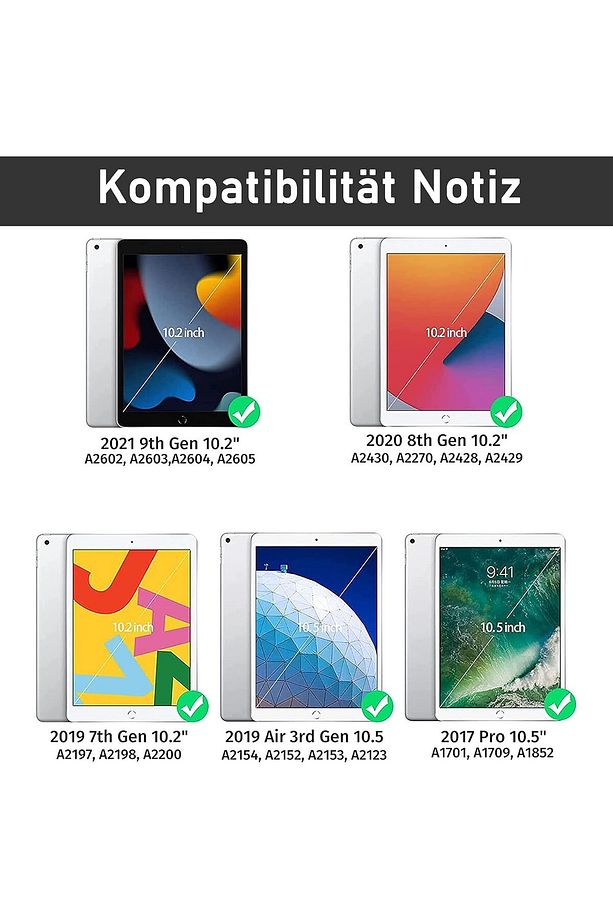 Apple Ipad 7.8. ve 9. Nesil 10.2 Uyumlu Tablet Bluetooth Özellik Kablosuz Kalem Bölme Klavyeli Kılıf - 3