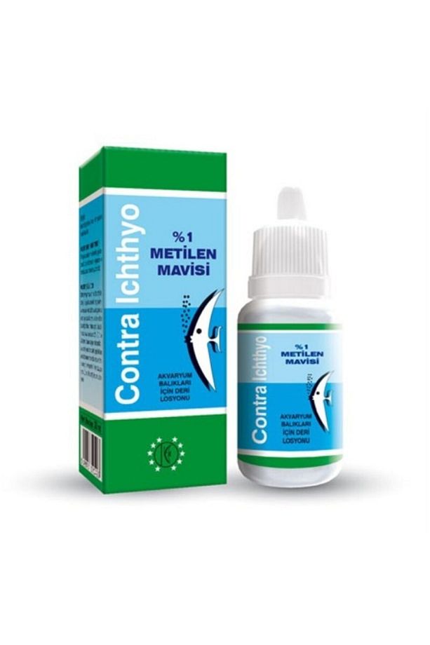 Ichthyo Akvaryum Balıkları İçin Deri Losyonu %1 Metilen Mavisi 30ml - 1