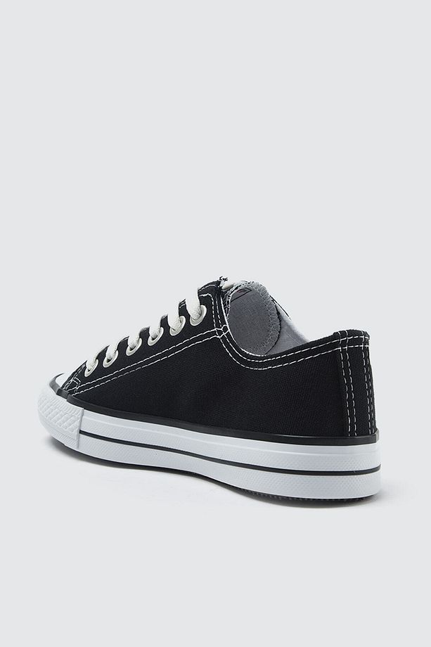 Kadın Siyah Sneaker - 4