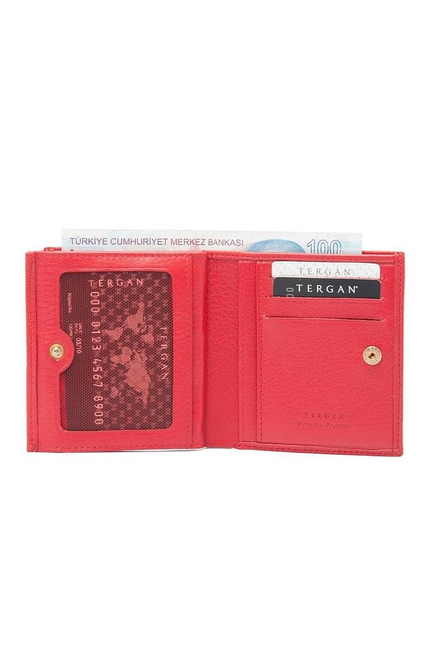 Hakiki Deri Kırmızı Kadın Cüzdan S1CB00005627 - 2