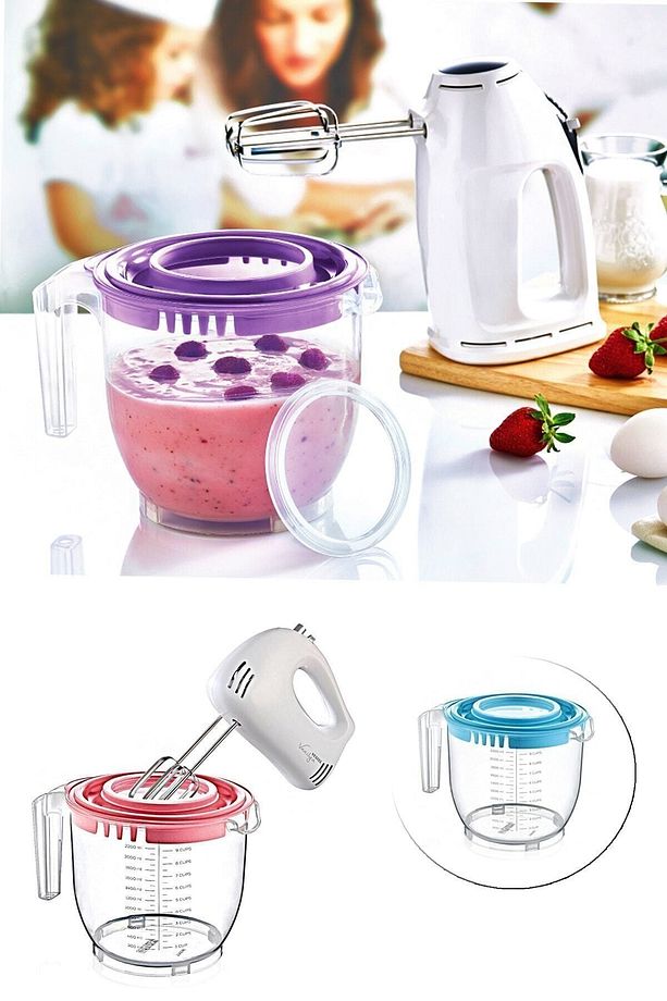 Dünya Dün 10200 Şeffaf Kapaklı Mikser Kabı 2200 ml - 2