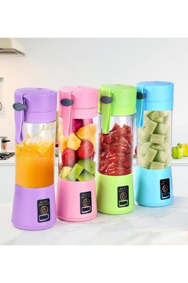 Portatif Şarjlı Taşınabilir Mobil Kişisel Blender 380 Ml - 1