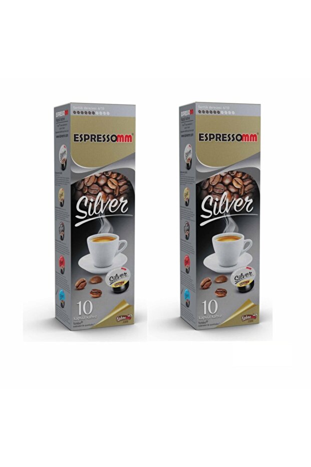 Tchibo Cafissimo كبسولة قهوة فضية - 20 قطعة متوافقة