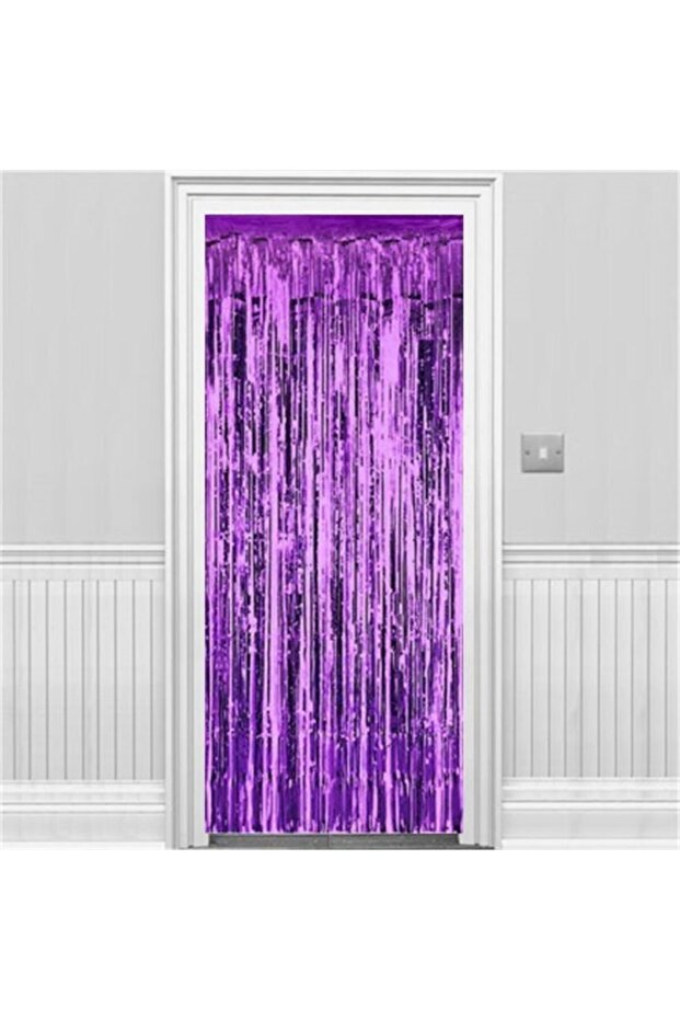 Purple Table Background Door Curtain 1 Piece