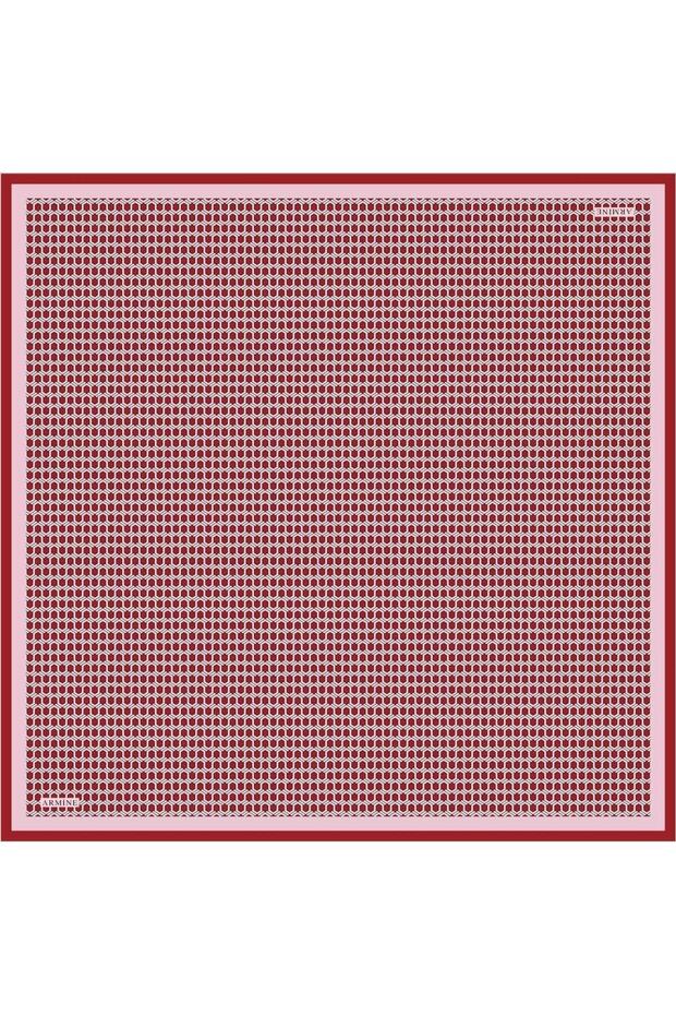 Kadın Kırmızı İpek Eşar - 1