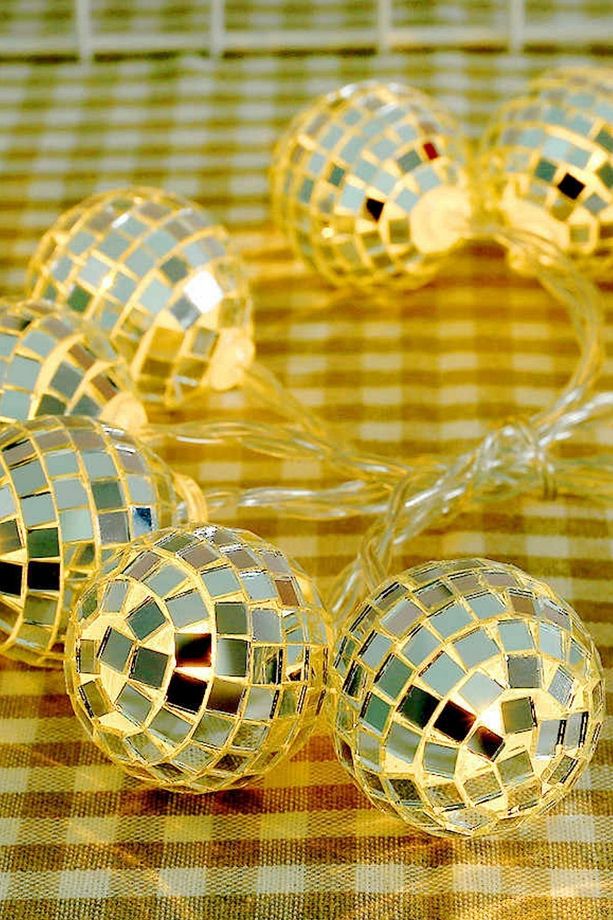Mini Disko Topu Dekoratif Süsleme 10’lu Led Zinciri - 1