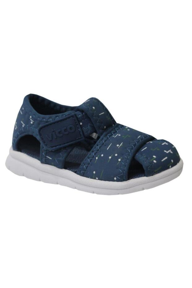 332.b20y.306 Navy Blue (22-25) Children's Sandals Shoes