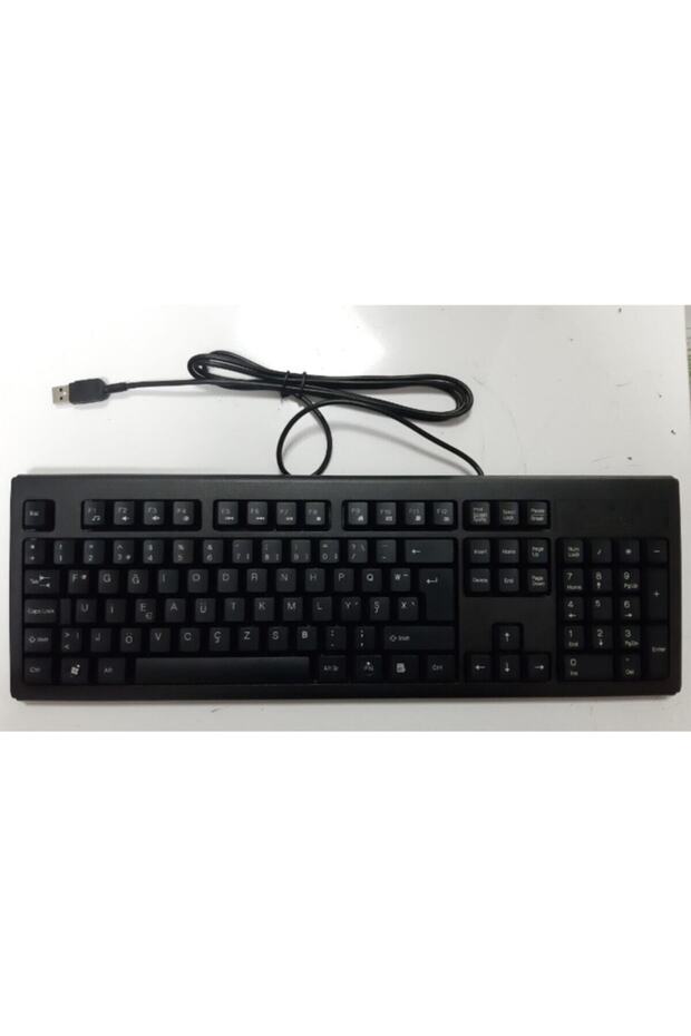 Usb Türkçe F Adliye Mülakat Klavyesi Siyah - 1