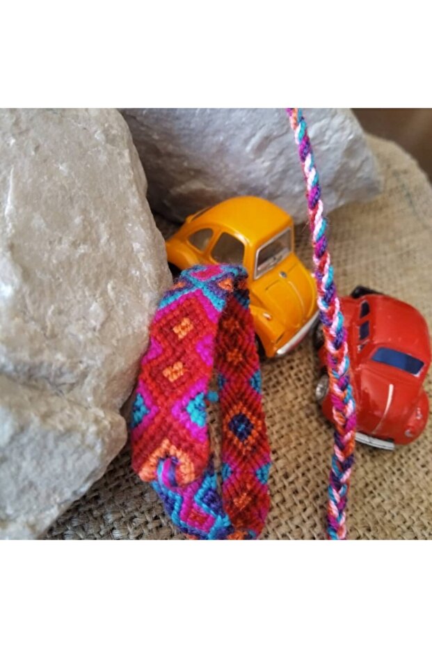 2'li Set Ip Örgü Bileklik - 4