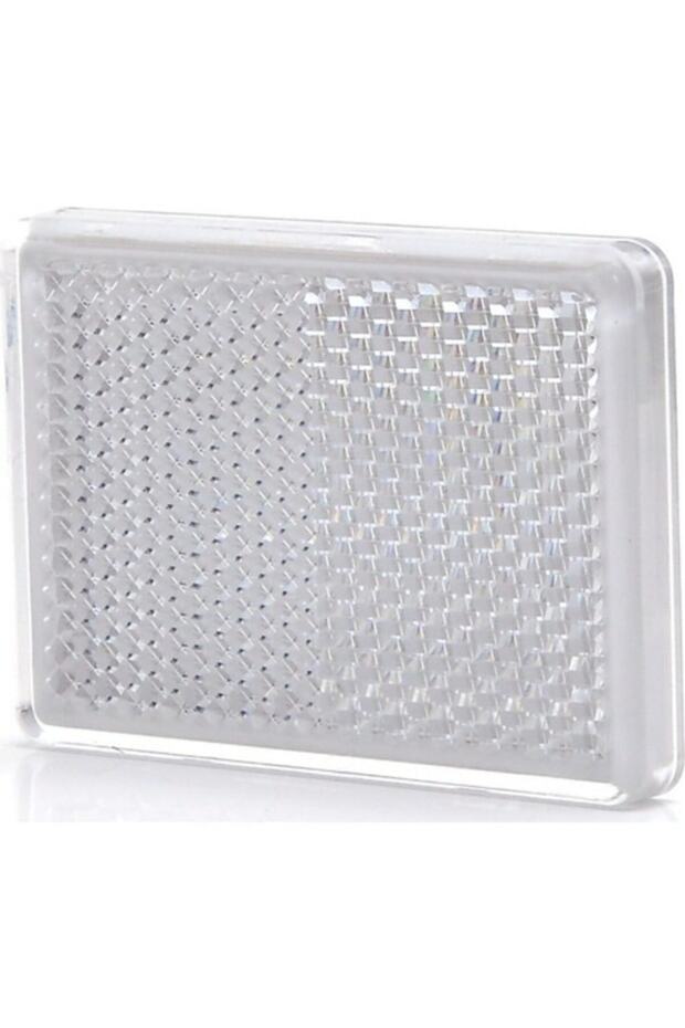 Cat Eye Reflector White Bicycle Motorcycle Truck Vehicle Reflector 55 X 40 Mm
