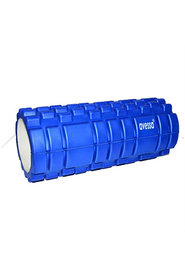 Blue Foam Roller - Pilates - Physical Therapy - Exercise - Sports - 14x33 Cm