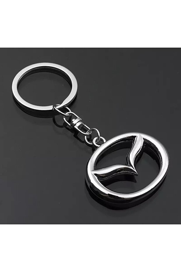 Mazda 626 Keychain Metal 3D Chrome Car Keychain