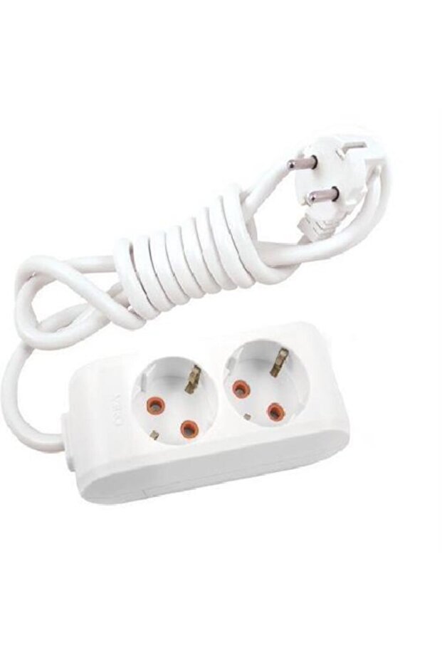 مقبس أرضي مكون من قطعتين مع كابل بطول 3 متر - 1