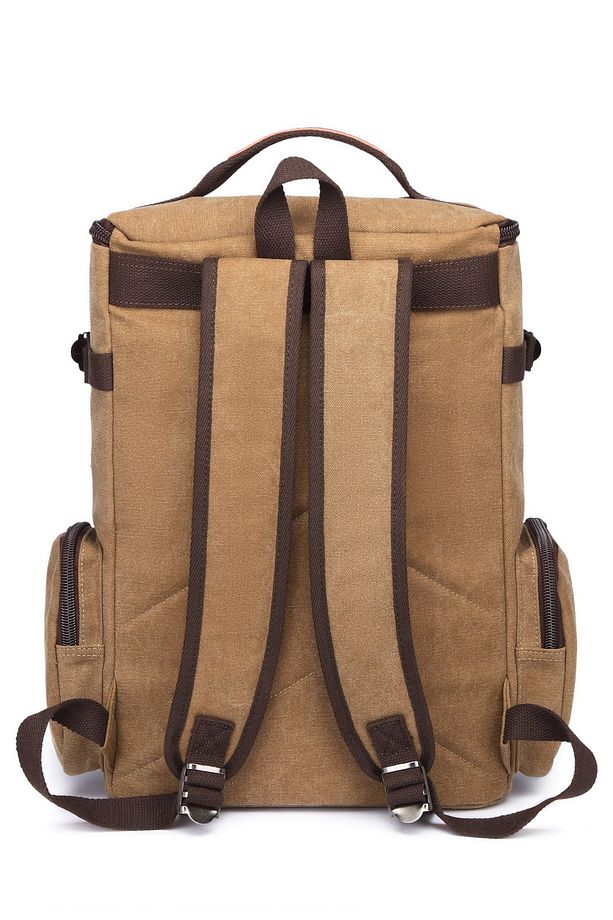 C-active Kanvas Erkek Sırt Çantası Camel - 3