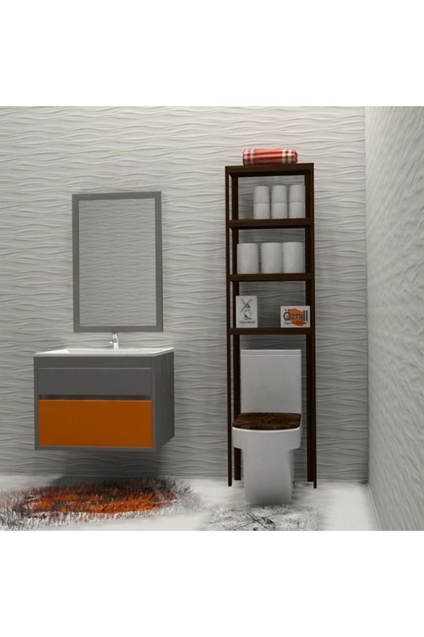 FANTÁSTICO DARK - WC REZERVUAR ÜZERİ AÇIK BANYO RAFI - 2
