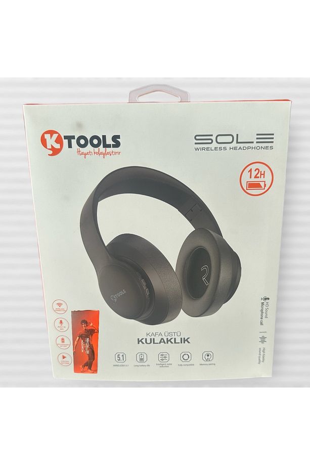 SOLE KULAK ÜSTÜ BLUETOOTH KULAKLIK SİYAH - 2